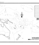 Oceanía – División política s/n