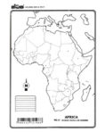 África – División política s/n