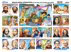 M624 Bellas artes: Literatura (25 pzas)