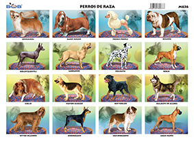 M636 Perros de raza (25 pzas)