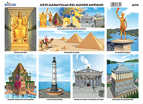 M713 Siete maravillas del mundo antiguo (25 pzas)
