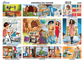 M743 Industria del vestido (25 pzas)