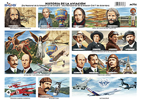 M774 Historia de la aviación (25 pzas)