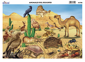M778 Animales del desierto (25 pzas)