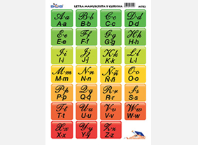 M782 Letra manuscrita y cursiva (25 pzas)