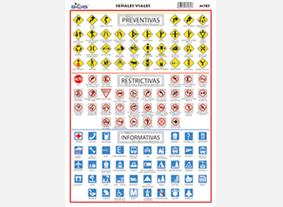 M785 Señales viales (25 pzas)
