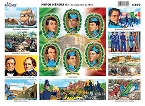 M800 Niños héroes 4 (25 pzas)