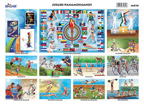 M810 Juegos panamericanos (25 pzas)