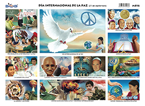 M816 Día internacional de la paz / 21 de Septiembre (25 pzas)