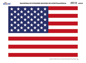 M828 Bandera de Estados Unidos (25 pzas)