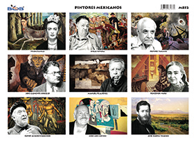 M852 Pintores mexicanos (25 pzas)