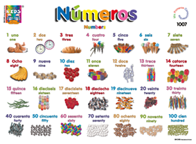 DK1007 Los números (25 pzas)