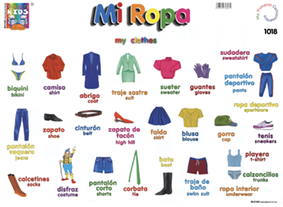 DK1018 Mi ropa (25 pzas)