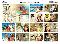 M106 Cultura Azteca / Los Mexicas (25 pzas)