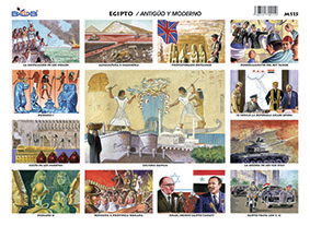 M115 Egipto / antiguo y moderno (25 pzas)