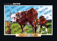 RV114 Vaca con ternero (50 pzas)