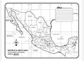 CN018 República Mexicana Husos horarios c/n (100 pzas)