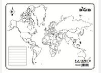 CN022 Planisferio División política s/n (100 pzas)