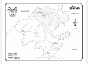 Ediciones Bob | Hidalgo Orografía c/n (100 pzas)