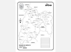 CN167 Estado de México Hidrografía c/n (100 pzas)