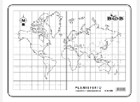 CN288 Planisferio paralelos y meridianos s/n (100 pzas)
