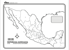 MI02 República Mexicana División política s/n (200 pzas)