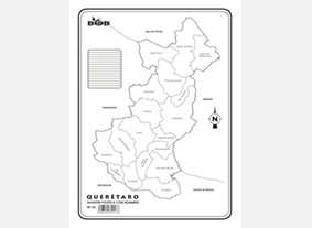 MI25 Querétaro División política c/n (200 pzas)