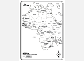 ME09 África División política c/n (25 pzas)