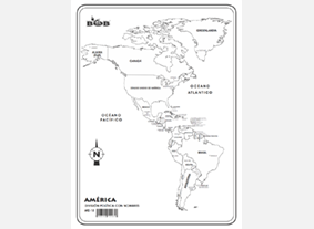 ME16 América División política s/n (25 pzas)
