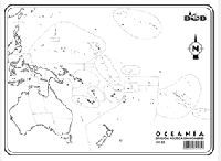 ME22 Oceanía División política s/n (25 pzas)