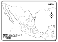 MR02 República Mexicana División política s/n (1 pza)