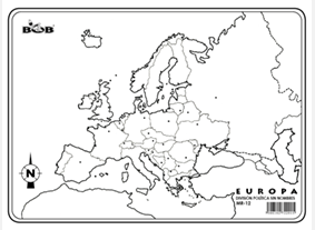 MR12 Europa División política s/n (1 pza)