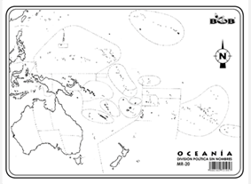 MR20 Oceanía División política s/n (1 pza)