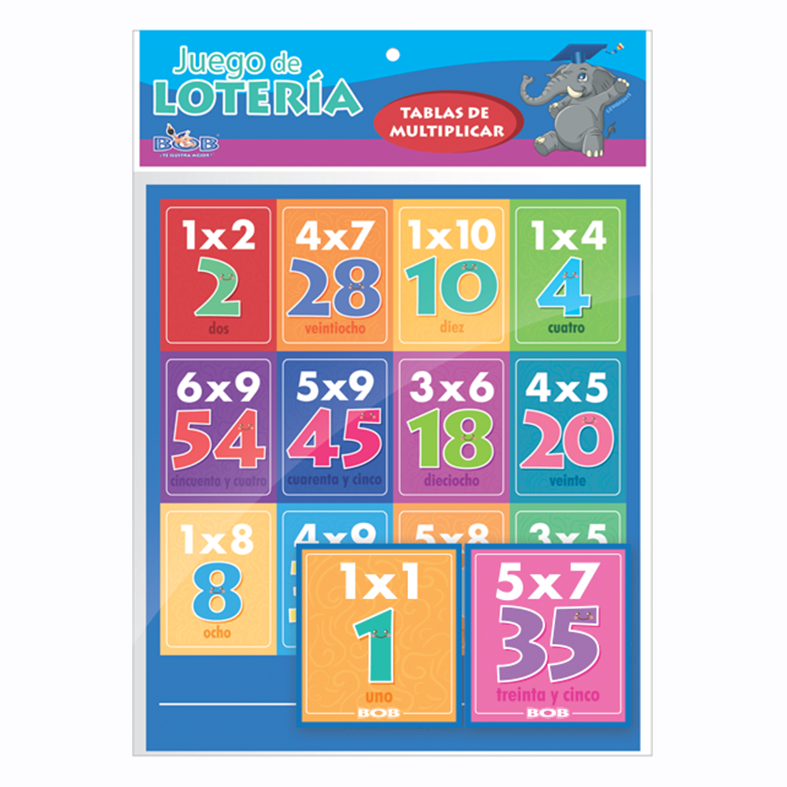 LOT11 Tablas de Multiplicar (1 pza)