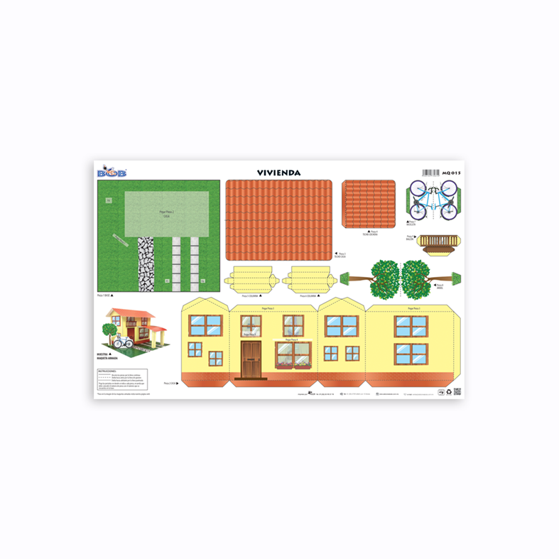 MQ015 Vivienda (3 pzas)