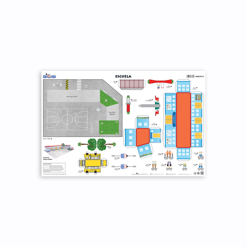 MQ016 Escuela (3 pzas)