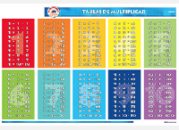 CED59 Tablas de multiplicar (1 pza)