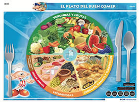 CSM04 Plato del buen comer (1 pza)