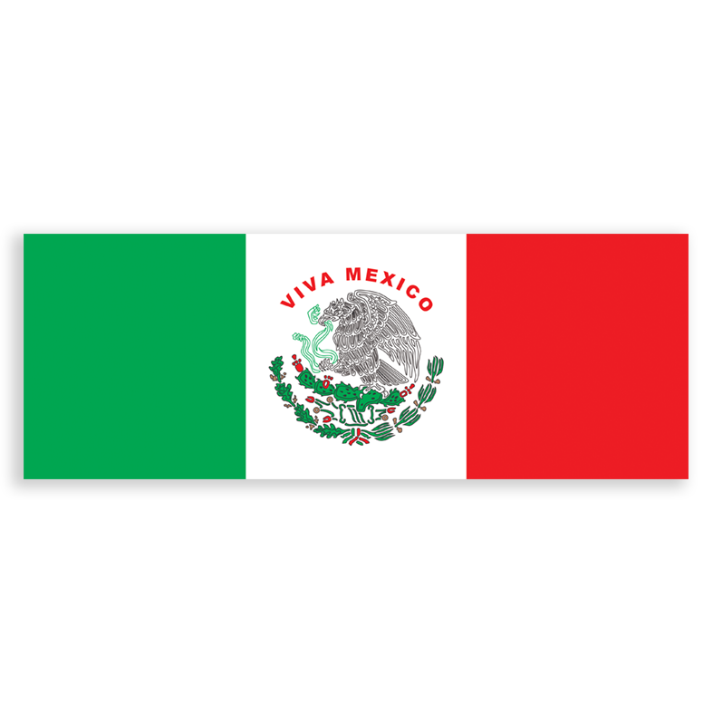 B03 Bandera chica (100 piezas)