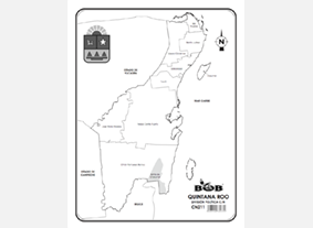 Quintana Roo Divisiu00f3n Polu00edtica (100 pzas)