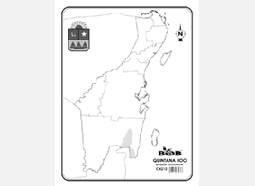Quintana Roo divisiu00f3n Polu00edtica (100 pzas)