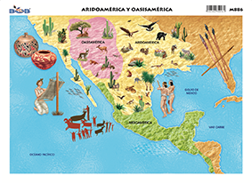 Aridoamu00e9rica y Oasisamu00e9rica (25 piezas)