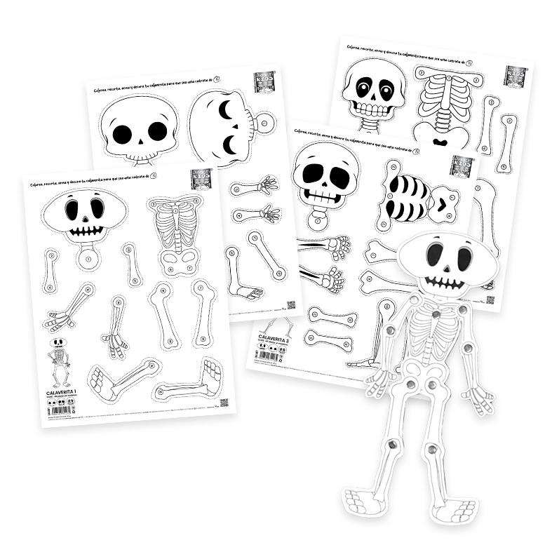 Calaveritas para Recortar