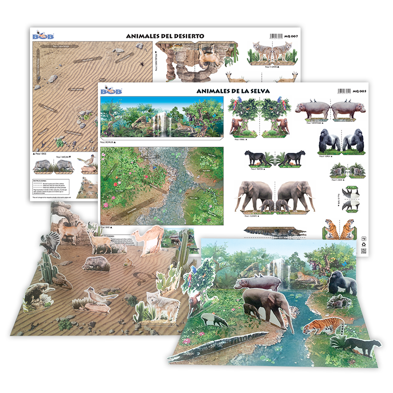 Maquetas 3D (2 piezas)