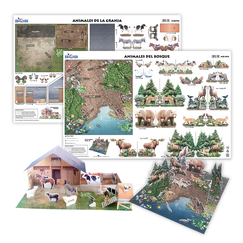 Maquetas 3D (2 piezas)