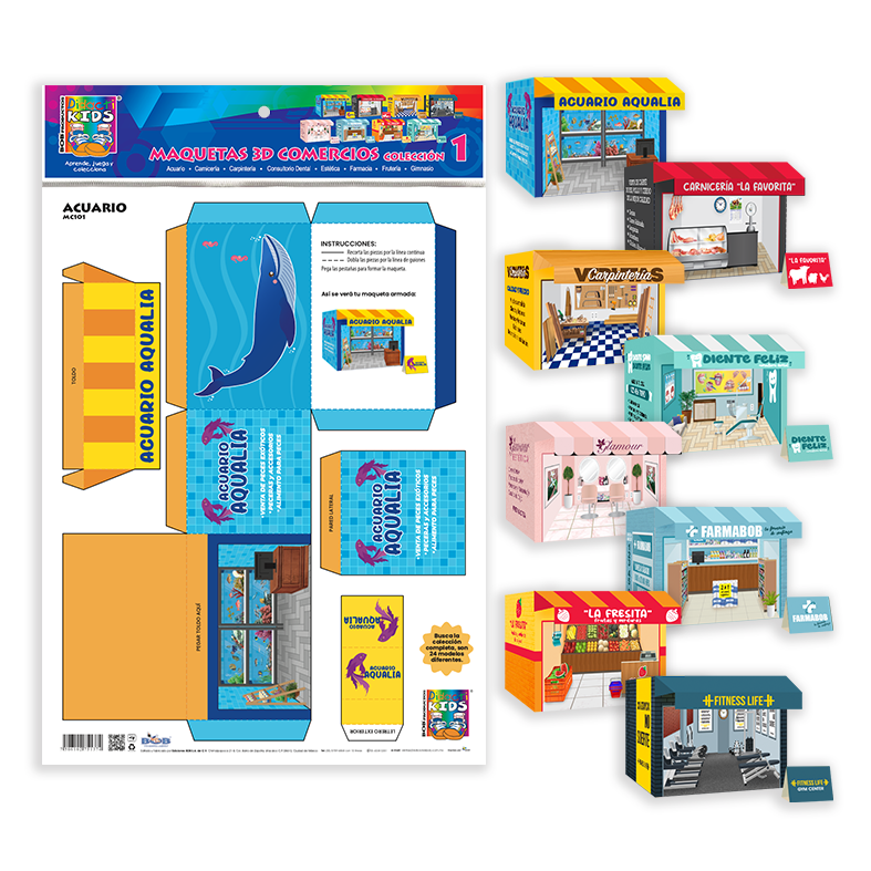Maquetas Comercios Colecciu00f3n 1