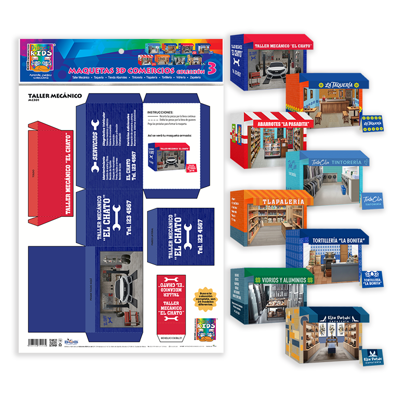 Maquetas Comercios Colecciu00f3n 3