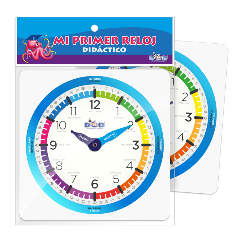 REL02 Reloj didáctico (6 pzas)