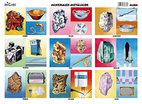M284 Minerales metálicos (25 pzas)