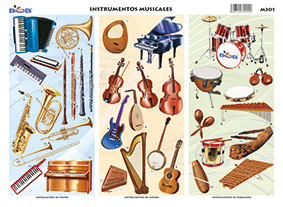M301 Instrumentos musicales (25 pzas)